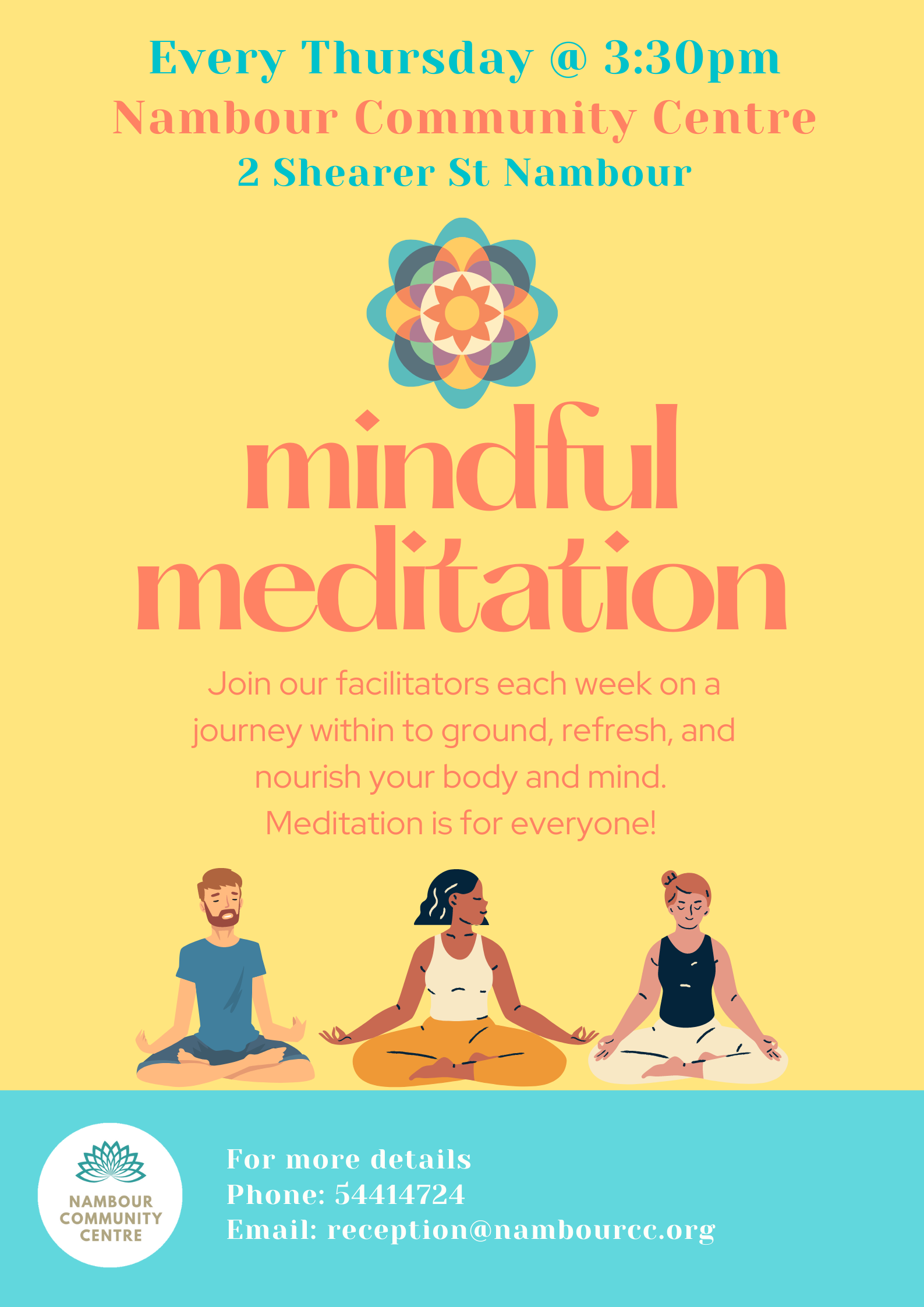 Copy of Green Eye Meditation Yoga Health Flyer
